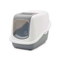 Katzentoilette Nestor - weiß/grau