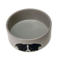 Hundenapf aus Keramik Creme