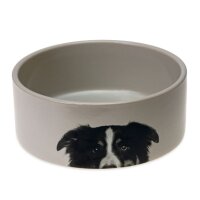 Hundenapf aus Keramik Creme