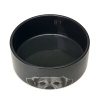 Hundenapf aus Keramik Anthrazit