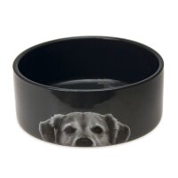 Hundenapf aus Keramik Anthrazit
